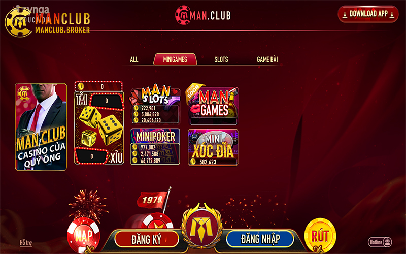 Kho game bài ManClub với Tiến lên miền Nam, Mậu binh, Liêng