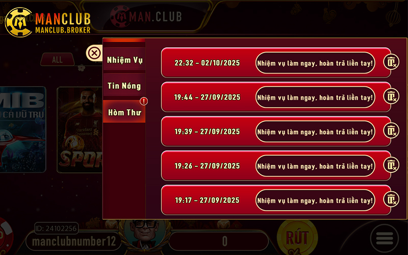 Một số khuyến mãi hoàn trả Manclub chỉ áp dụng thời gian nhất định